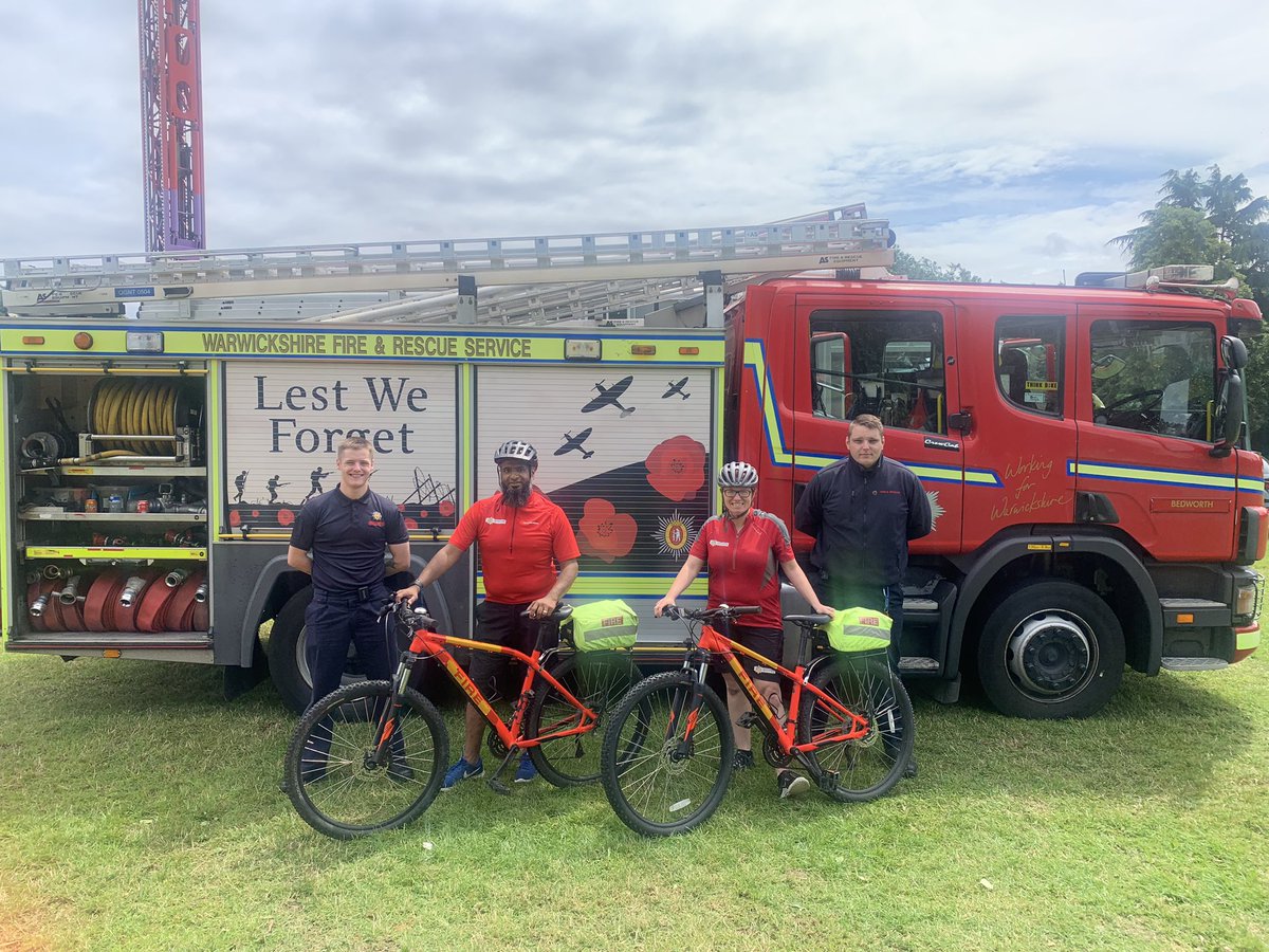 00SaeedSheikh00's tweet photo. Just under 12 miles covered by the #ASBIT Team (Anti Social Behaviour Intervention Team). Out and about on the #FireBike today in #Bedworth #Warwickshire 🚲🚒
#SeeItReportIt
#StopArson
#ASBAwareness https://t.co/otfH4F0jt2
