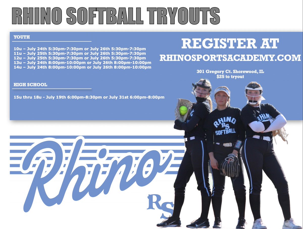 Rhino Softball tweet media