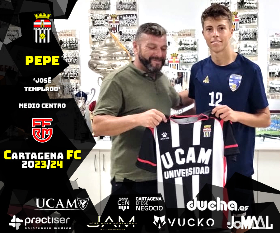 CANTERA | PEPE Templado, procedente del <a href="/mazarron_fb/">Mazarrón Fútbol Base</a>, medio centro de mucha calidad reforzará el centro del campo del #LigaNacional del <a href="/CartagenaEfese/">Cartagena F.C.-UCAM</a>
#EnCartagenaHayCantera