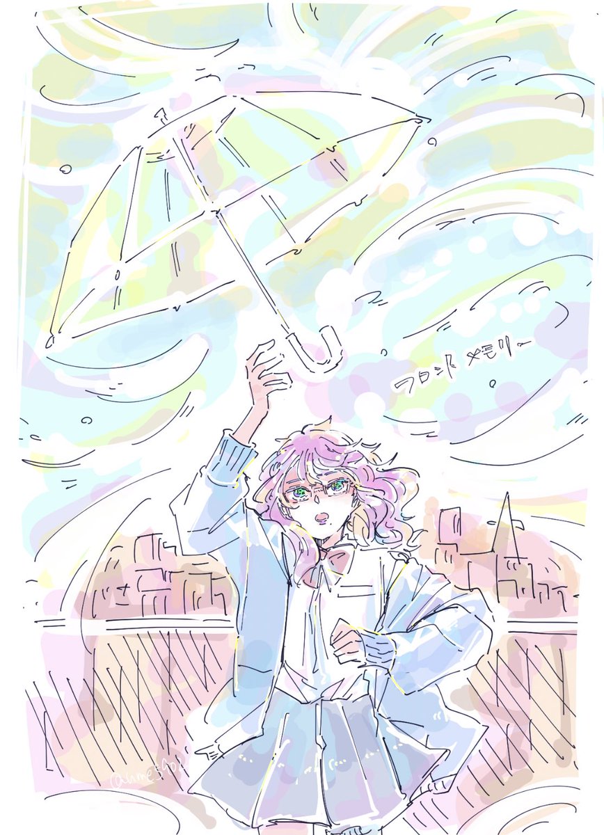 にょたの時の絵を想像してもろたらええかも…こんな感じ…