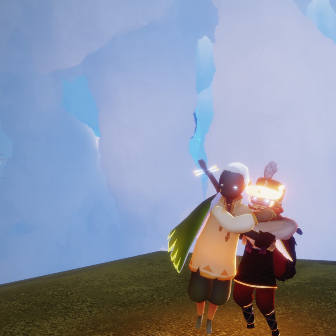 nekotarito's tweet photo. …オィ〜、コッチにも来いよぉ
は、はァぃ…ひいィっ噛まれるぅ〜
#thatskygame #sky星を紡ぐ子どもたち #skycotl #skychildrenofthelight
#hiddenforest #windpaths #homeskychildren https://t.co/O3SoUgWV8E