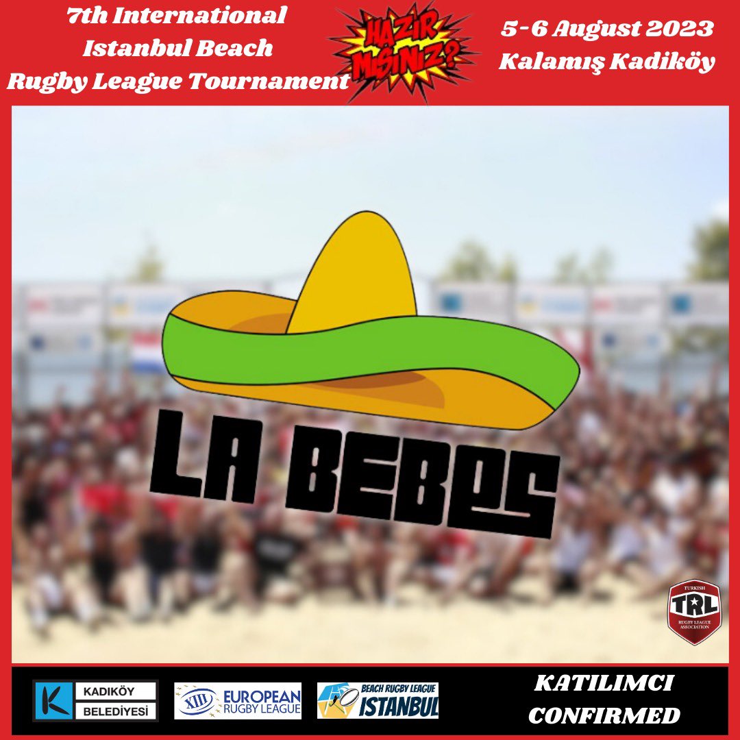 İSTANBUL BEACH
RAGBİ LİG TURNUVA
KATILIMCISI: KADIN 
LA BEBES
ANKARA
@beachrugbyleague
#rugbyleague #kadın #ragbi #ragbiligruhu #rugbyleaguespirit  #rugby #beachrugby #beachrugbyleague #kadiköy #ankara #labebes 
#ragbilig #ragbixiii #europeanrugbyleague #turkishrugbyleague