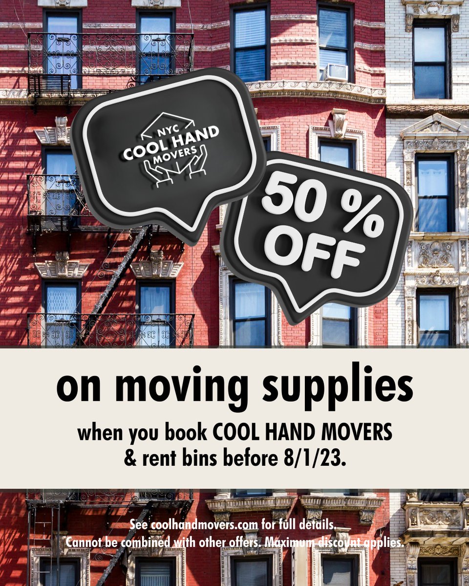 Rent Reusable Moving Bins — Cool Hand Movers NYC