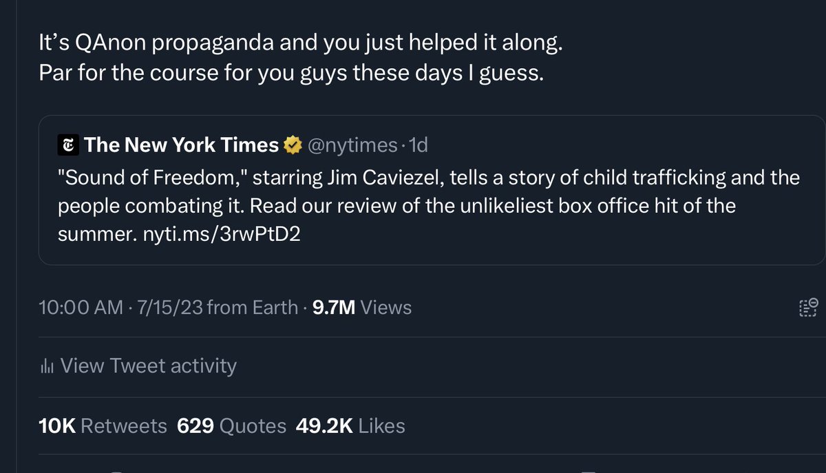 jimstewartson's tweet image. Wow, this escalated. Let me explain.

Child-trafficking is a real issue that has been exploited to create undue influence aka brainwashing in tens of millions of people.

That’s why in the last 24 hours I’ve received dozens of death threats and thousands of accusations of being a…