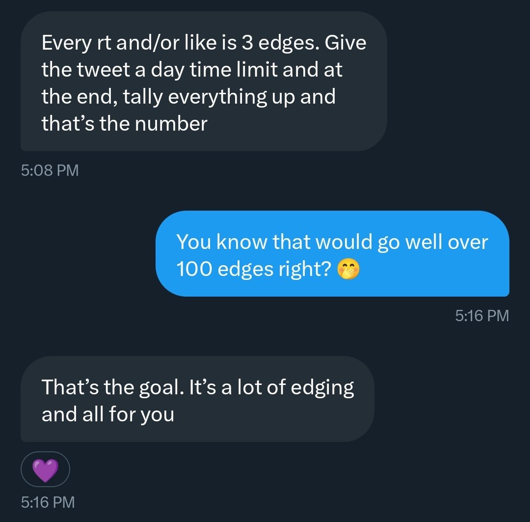 ChemLemonade's tweet photo. Mommy's first rt game~? 👅

Let's break my good boy and give him lots of edges. 3 for every rt and like, so let's fuck him up together~

Ending in 24 hours so 🔄 + 💜 https://t.co/1LDU8HhTFr