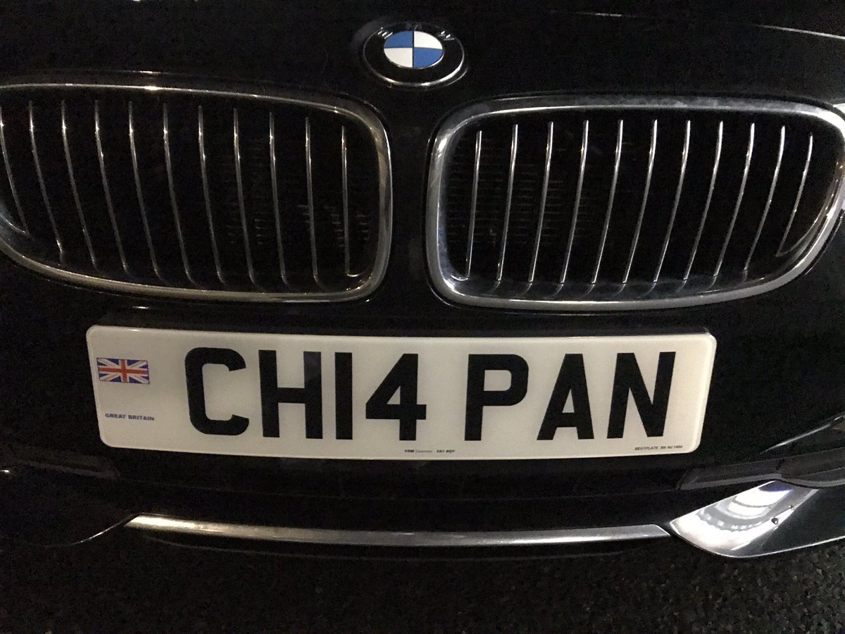 JDD64's tweet photo. @sophie_gadd Reg plate of our local fish &amp; chip shop owner https://t.co/mkLouq0KwG