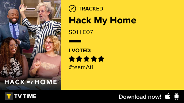 XampyF's tweet photo. I've just watched episode S01 | E07 of Hack My Home! https://t.co/VpFkMHY5O7 #tvtime https://t.co/L1xAaraVcj