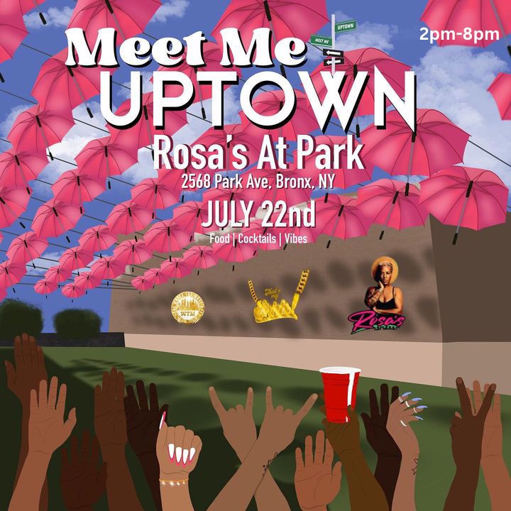 Meet Me Uptown. 

Uptown's Kickback. 

July 22nd, 2pm to Sunset

Free RSVP
whatsthemoveapp.com/product/meet-m…