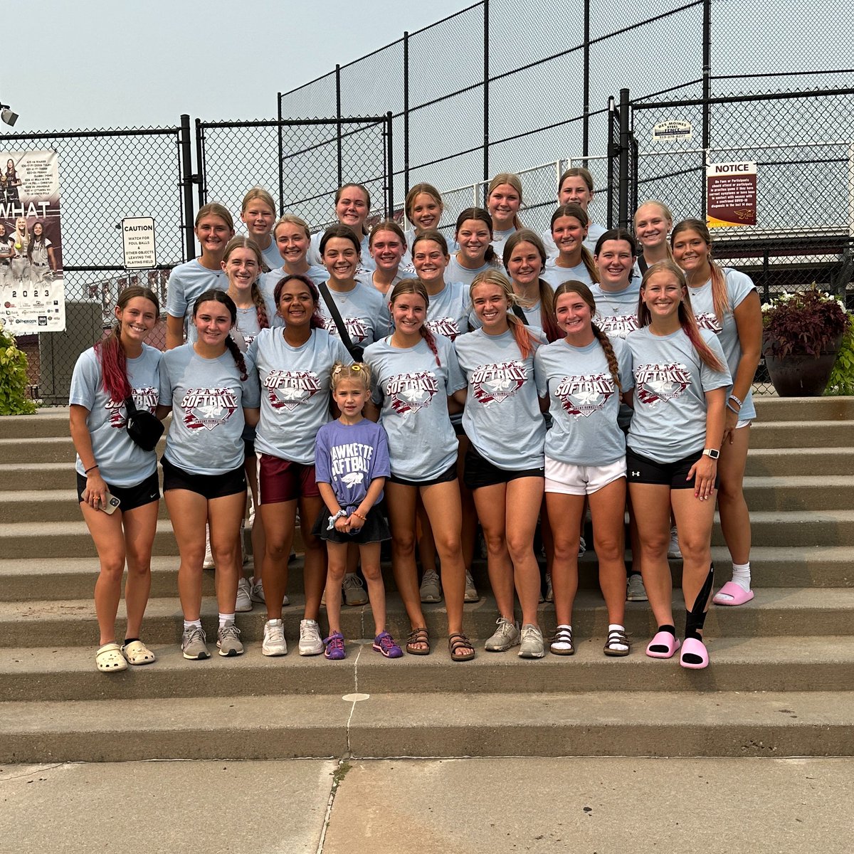 AnkenySoftball's tweet photo. Hawkette state send-off! Thanks for lining up the driveway Hawkette fans!
We'll see you in Fort Dodge!
#comparedtowhat https://t.co/CH63A0Xs5j