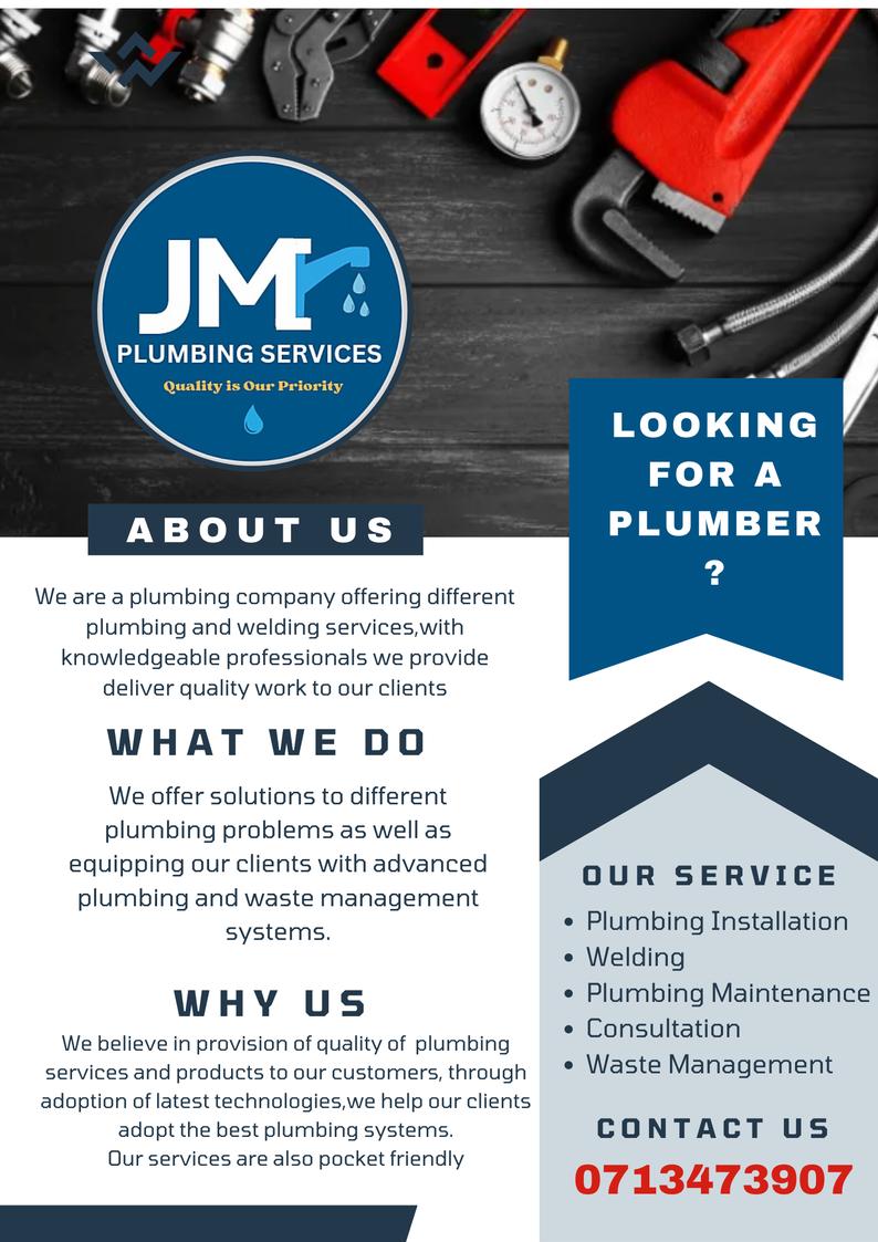We provide quality Plumbing Services to our clients.