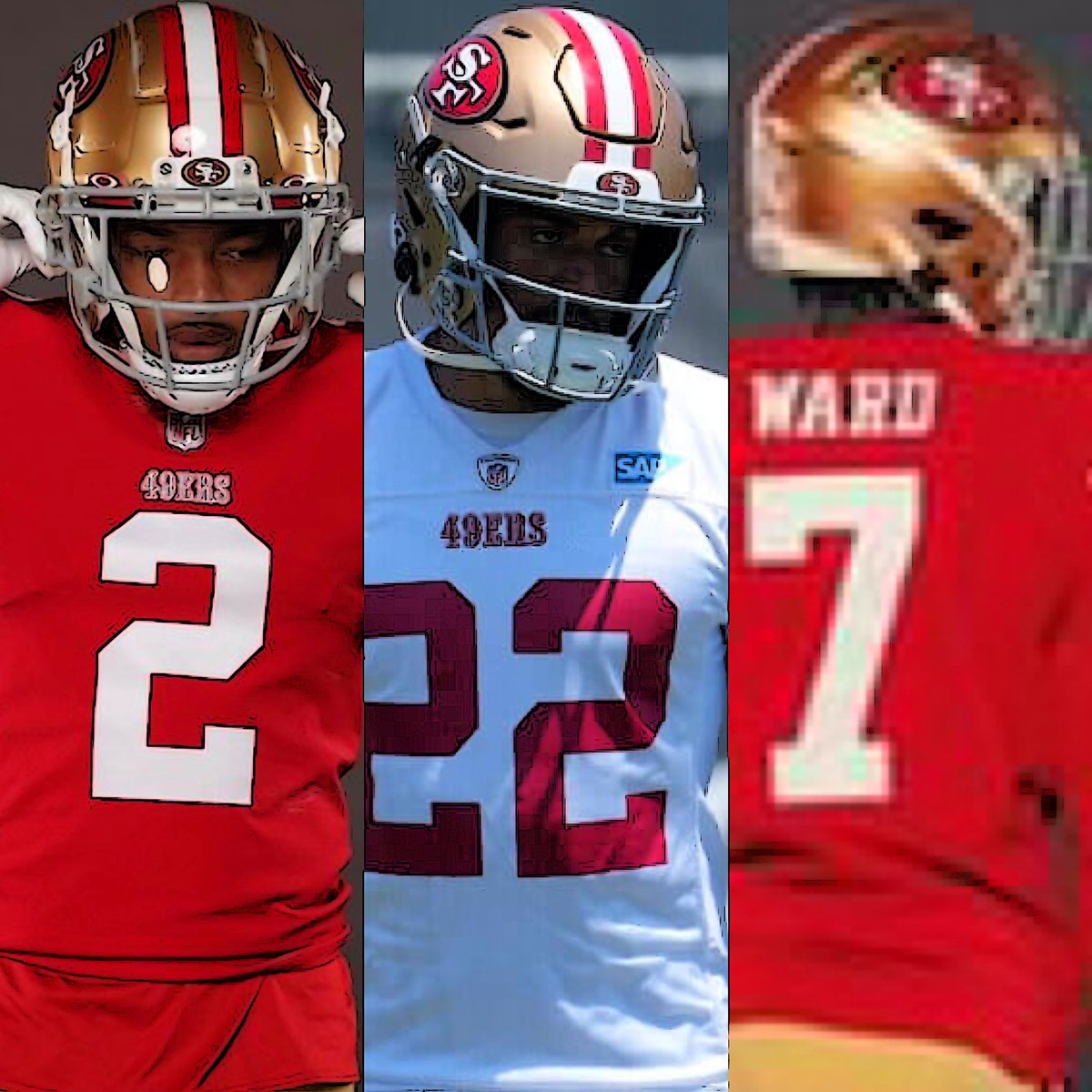 This Trio is being underestimated …. CB Lenoir, Oliver and Ward. #49ers #FTTB https://t.co/a5plWEhBTh