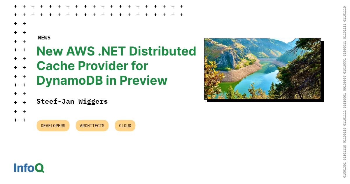 InfoQ's tweet image. 📣 #AWS has unveiled a preview release: the AWS .NET Distributed Cache Provider for DynamoDB!
This library enables #AmazonDynamoDB to be used as the storage for ASP.NET Core’s distributed cache framework.
Learn more on #InfoQ: bit.ly/43vTeFP
#dotnet