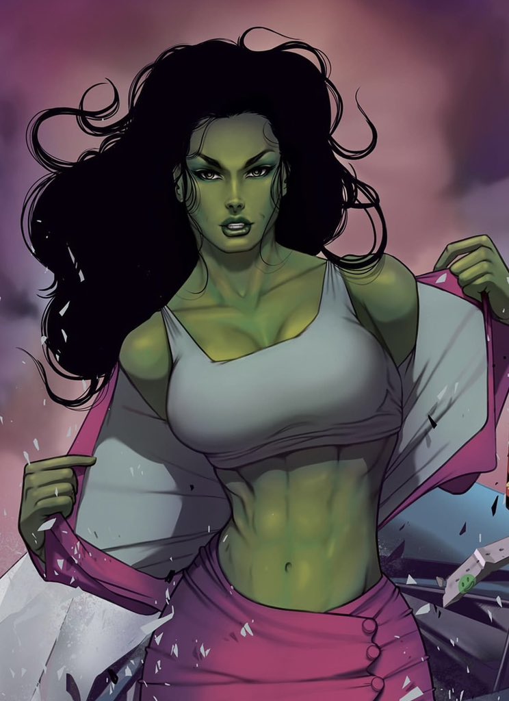 It's a little late into our #SexyShulkieSunday...but better late than never! 💚 #SheHulk