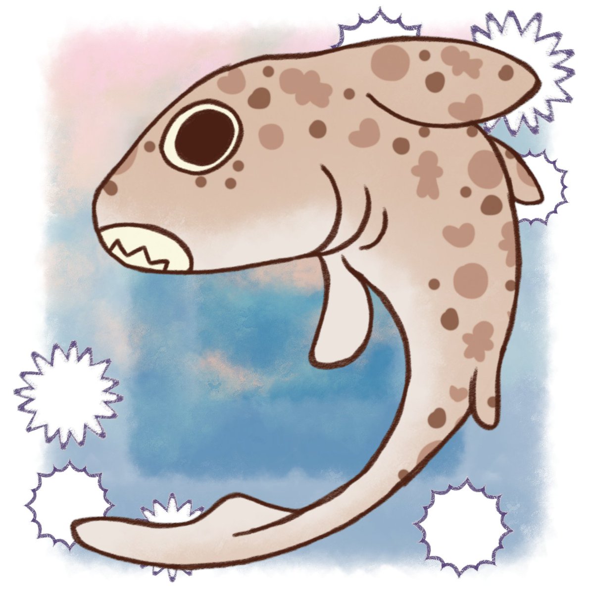 MMudbell's tweet photo. #sharkweeksketchjam cookie cutter shark! https://t.co/rtJBmPyQqL