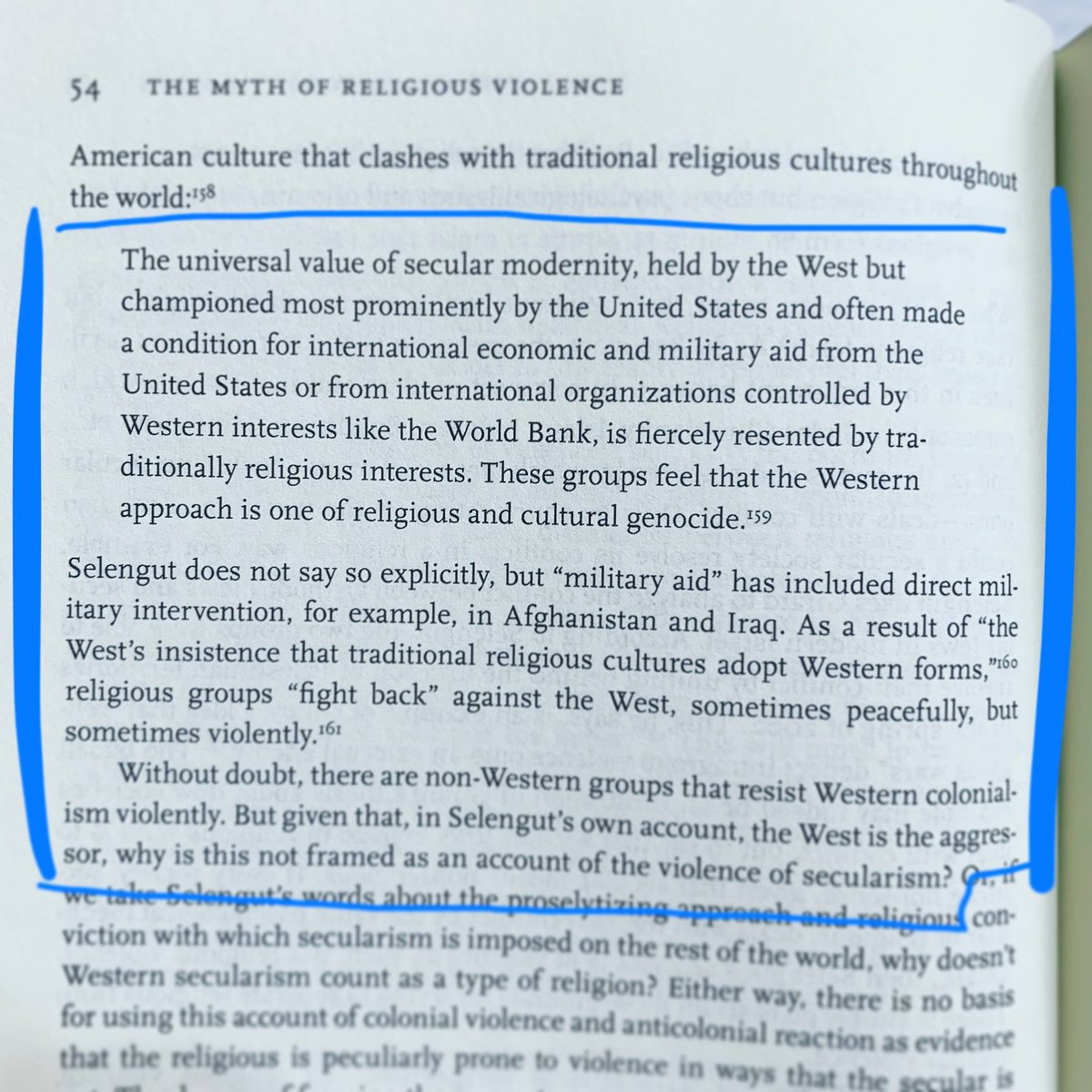 #secular #modernity #west #unitedstates #economic #military #aid #western #worldbank #tradition #religion #religious #culture #genocide #militaryintervention #afghanistan #iraq #fightback #violence #colonialism #aggressor #secularism #book 📖