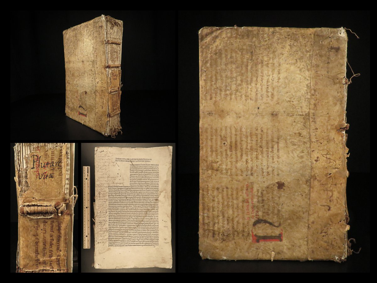 SchilbRareBooks's tweet image. 1478 Plutarch&apos;s &quot;Vitae illustrium virorum&quot;. ow.ly/6fyM50PbLpN

 #Philosophy #Incunable #ParallelLives # GrecoRoman #RareBooks #SchilbAntiquarian #Story #Books #Reading #History #VintageBooks #Bibliophile #OldBooks #BookHaul #Booktok #InstaBooks #Bookstagram #BookHunters