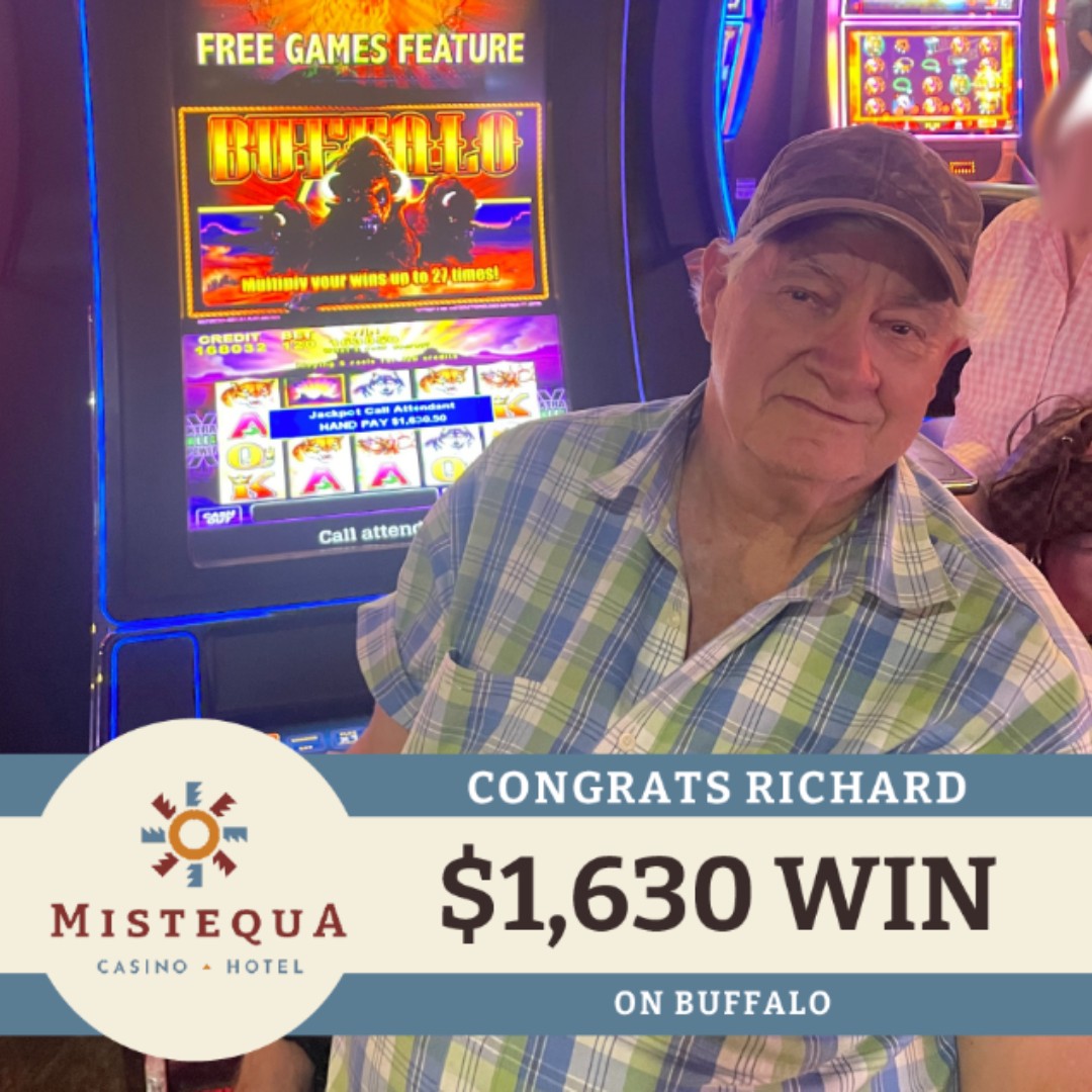 Richard is Buffalo-n around with the winner’s herd! Great WIN, Richard! https://t.co/p6w9h0hogg