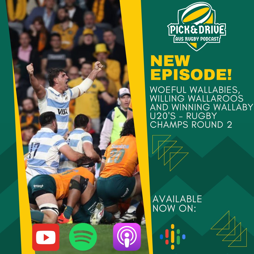 ScrumbagsRugby's tweet photo. **New Episode**
It's tough being a Wallabies supporter, but someone has to do it! Ando and Mitch console each other over the loss to Argentina, while also reviewing the Wallaroos and the U20's victory
Available now!
#PickandDrive #Wallaroos #Wallabies #RugbyChampionship https://t.co/pPhZMPYngI
