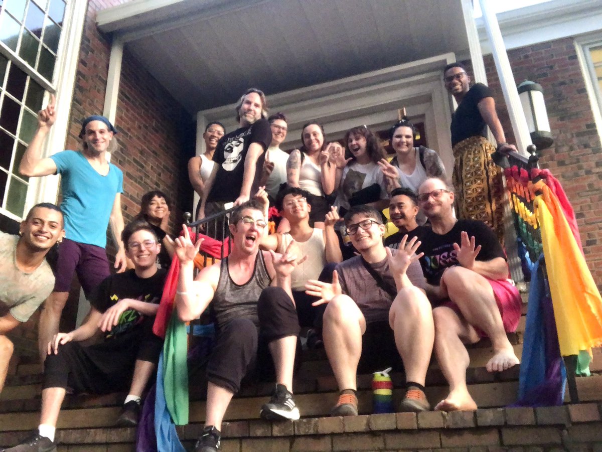 The JOY at our Trans/Queer-Supportive Dance Workshop in Durham! 

💥 TRANS folks dancing = DIVINE! 

💥 Non-binary, Two-Spirit, gender-non confirming, trans and queer folks dancing together = BLISS!

💥 Thank you ADF and the LGBTQ Center of Durham for bringing for this workshop!