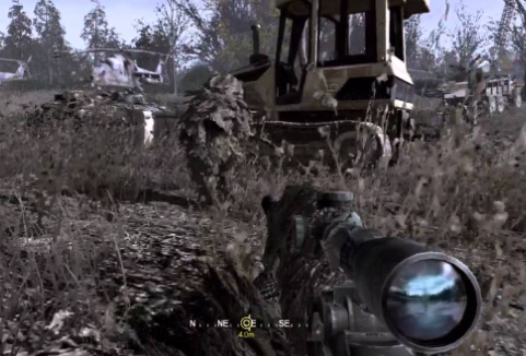 jonathanjoyce17's tweet image. I haven't played video games in 5+ years, but playing this mission for the first time still crosses my mind. #COD4 #AllGhilliedUp