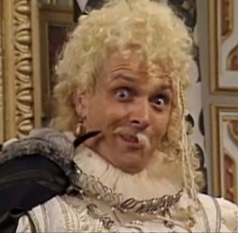 TonyKnightRider's tweet photo. @PicturesFoIder Lord Flashheart in #blackadder and rightly so #woof https://t.co/RQEo4yDbmJ
