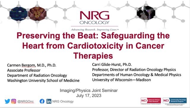 Dr. Carri Glide-Hurst (@cglidehurst) on Twitter photo Excited to kick off #teNRG 10th annual <a href="/NRGonc/">NRG Oncology</a> meeting tomorrow with <a href="/carmenbergom/">Carmen Bergom MD PhD</a>! We are presenting at the Imaging + #MedPhys virtual joint symposium kicking off at 2:30 eastern on the important topic of incorporating cardiac substructures into clinical trials! đź«€ Excited to kick off #teNRG 10th annual <a href="/NRGonc/">NRG Oncology</a> meeting tomorrow with <a href="/carmenbergom/">Carmen Bergom MD PhD</a>! We are presenting at the Imaging + #MedPhys virtual joint symposium kicking off at 2:30 eastern on the important topic of incorporating cardiac substructures into clinical trials! đź«€