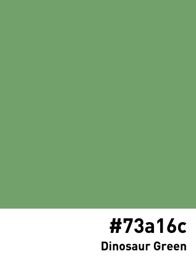 CodesColor's tweet image. #73a16c #dinosaurgreen.jpg