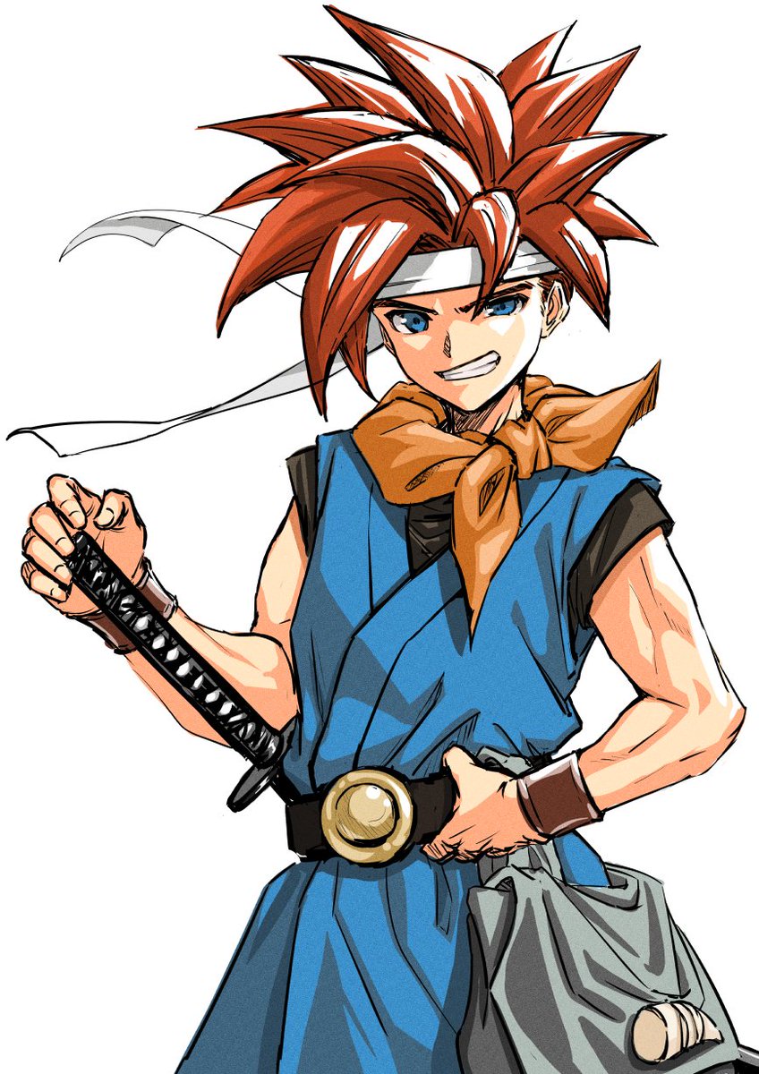 「クロノ  #クロノ・トリガー #ChronoTrigger」|怪人Mのイラスト