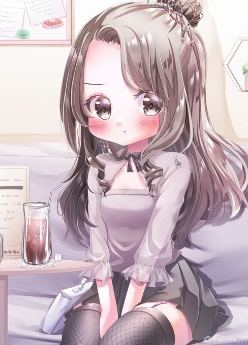 #イラスト #一次創作 こどもじゃないもん!!