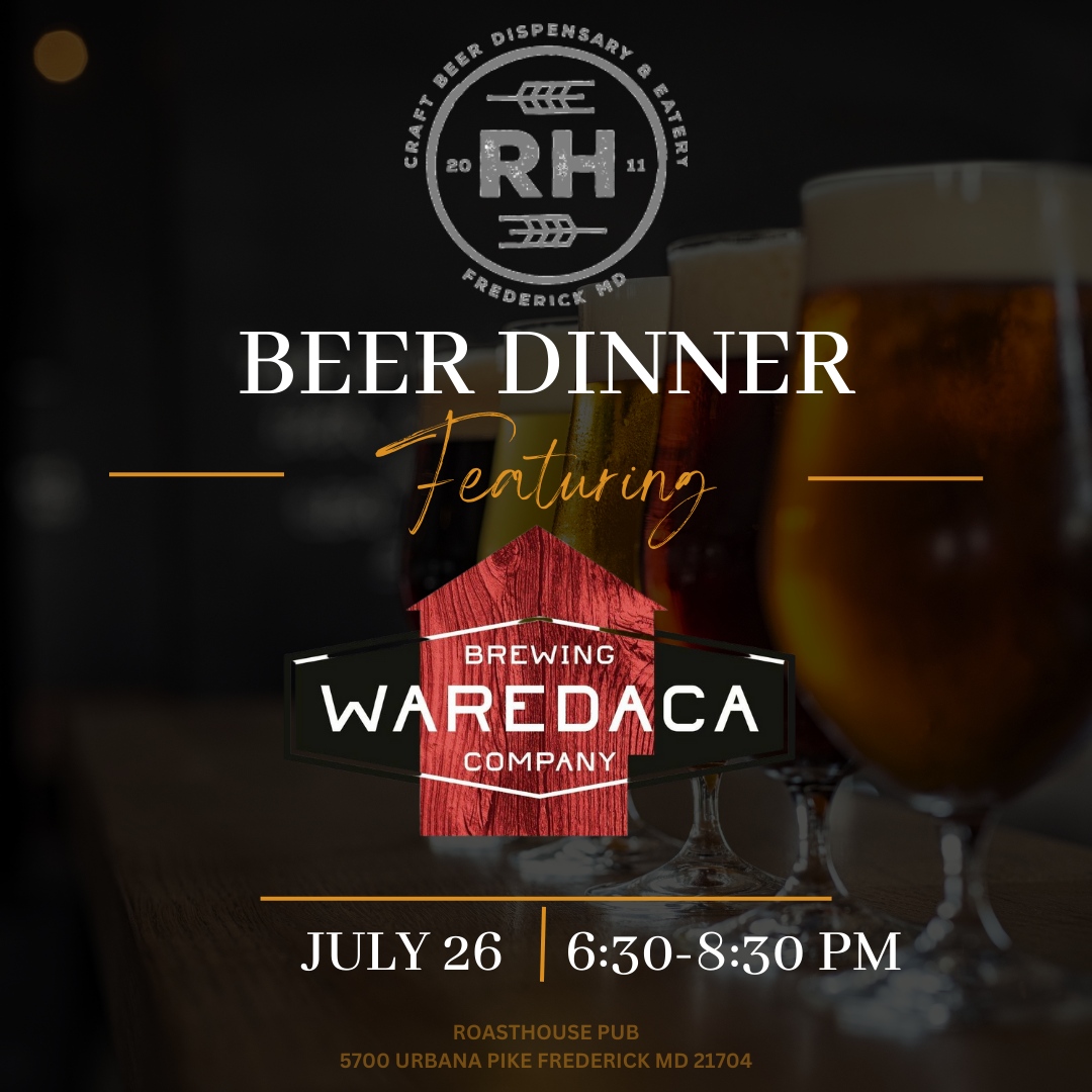 RoastHousePub's tweet photo. MENU ANNOUNCED! 👀

The menu's locked in for our Beer Dinner on July 26th featuring Waredaca Brewing Company!

Get your Tickets ➡️ https://t.co/bymnliftfm https://t.co/FbVFuXHBO8