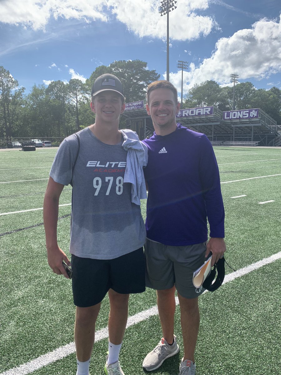 JRStroupQB9's tweet photo. Enjoyed competing at the @UNAFootball camp this weekend. Look forward to visiting the campus again. @BrentDearmon @Jake_Bentley_ @CoachCruce @GHSWaveFootball https://t.co/4PolgF3cQT