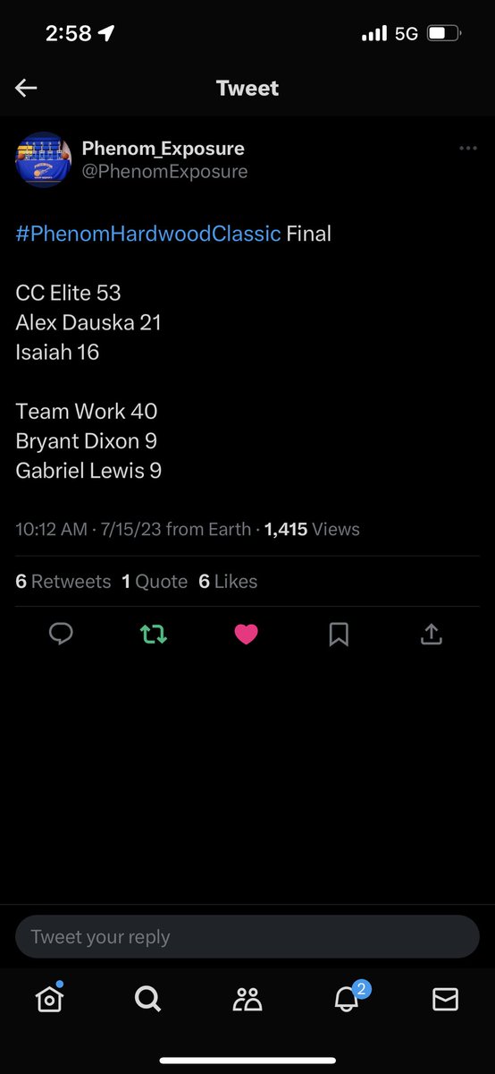 alex13dauska's tweet photo. Had a great weekend with @CCEliteBBall 2027 at the #PhenomHardwoodClassic!
Went 2-1 in the 15u division while averaging 17ppg 💯
@CLS_Hawks_Bball @CCEliteBBall @CoachTomerlin @PhenomExposure @colbylewis20 @ty1ewis
#CCElite https://t.co/ygKC6jZgJg