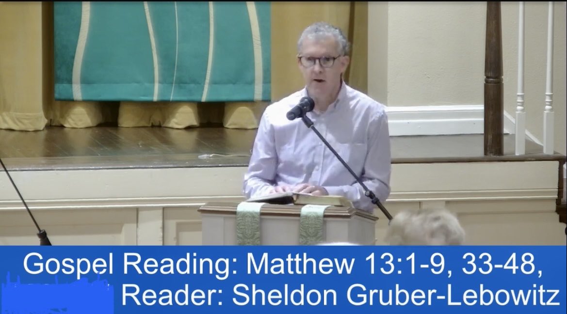 I was blessed to read the scripture lesson at Grace UMC this morning, the parable of the sower. What will you do with the seeds God sews in your life? #loveislove #progressivechristian #reconcilingmethodists