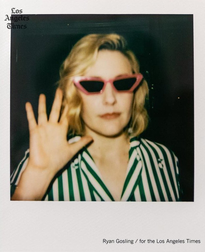 FilmUpdates's tweet photo. Greta Gerwig and Ryan Gosling for the Los Angeles Times #Barbie https://t.co/HYBHHejf5C