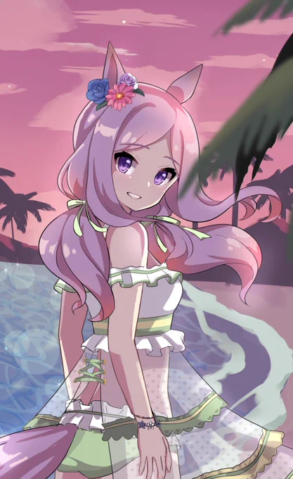 海の日!今日も暑くなりそうですね #ウマ娘 #ウマ娘プリティダービー 