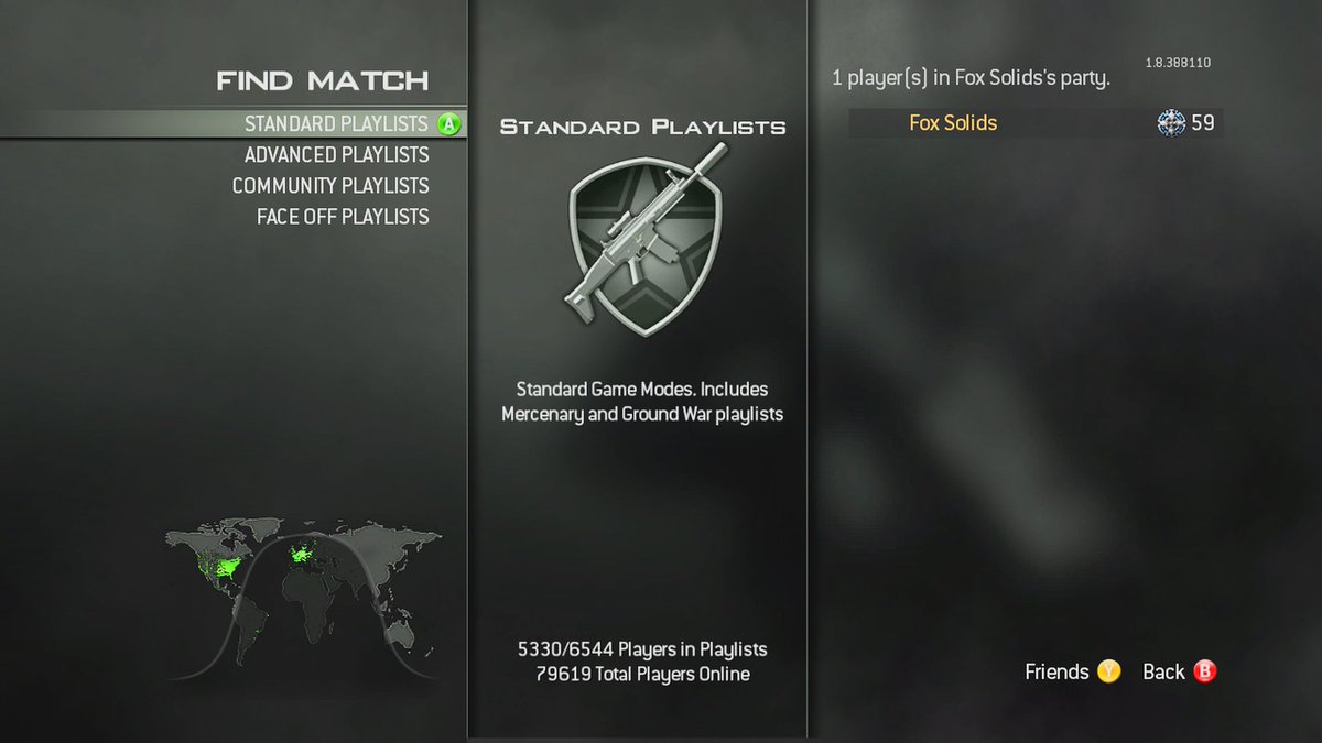 (FYI) The Xbox 360 Call of Duty servers are back online and now gamers are flooding back!!

Black Ops I - 123, 852 players
Black Ops II - 11,514 players
Modern Warfare 3 - 79,619 players

Credit to <a href="/Sn4kee/">iHadi</a> for the 📸