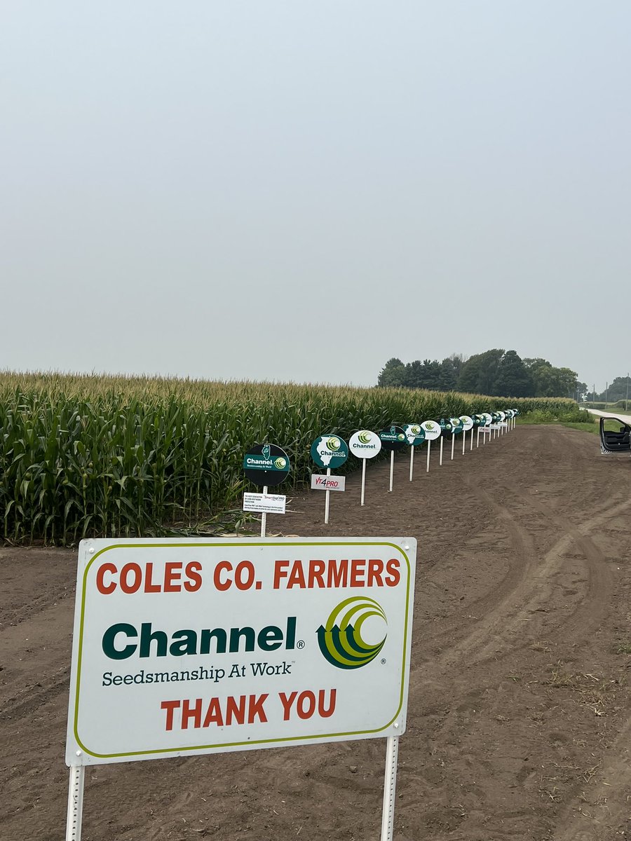 Plots sprayed so signs are up!! Excited about the new lineup!!!