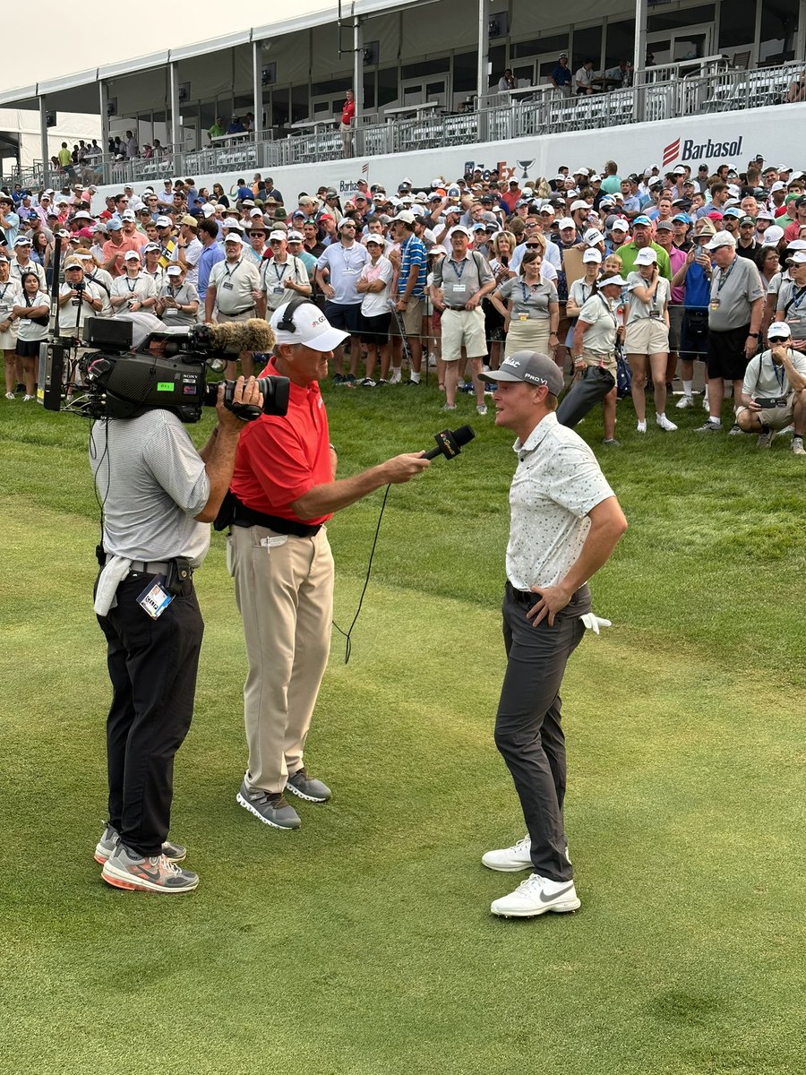 PGATOURComms's tweet photo. Congratulations to Barbasol Championship winner Vincent Norrman, who defeats Nathan Kimsey with a par-4 on the first playoff hole (No. 18). https://t.co/P54o8EdRop