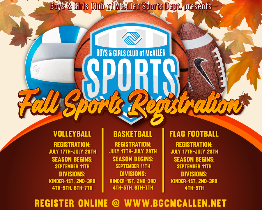 bgcmcallen's tweet photo. 🚨⚠️ATTENTION!!!⚠️🚨

Set your reminders because registration for Fall Sports Leagues starts bright and early tomorrow ! So fire up those laptops, head to our website at https://t.co/kjE1V3bCxH, and register your athlete online! https://t.co/2Qt1UXiBRt