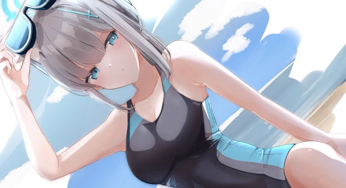 水着シロコ #ブルアカ