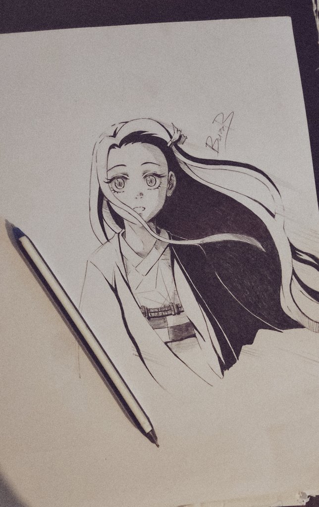 Bazz_b51's tweet photo. Nezuko🤙.

#Draw
#DemonSlayer 
#kimetsunoyaiba 
#nezuko https://t.co/ZbEQghsNFI