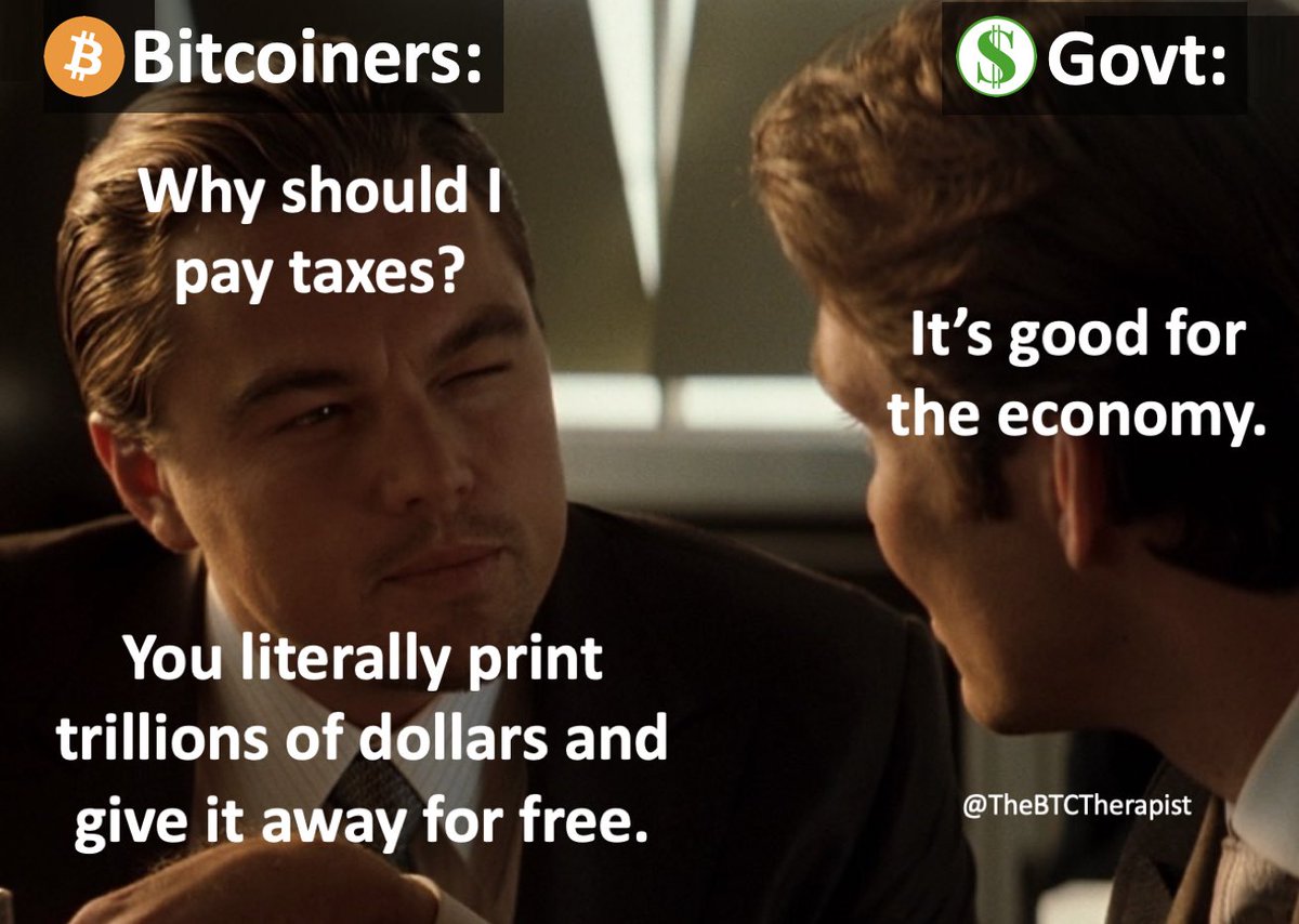 RT @TheBTCTherapist: #Bitcoin has no top. Fiat has no bottom. https://t.co/2xjOHCywvC