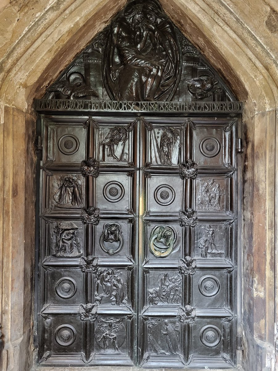 I've spent a lot of time this week going through these beautiful doors at @StMarysNotts.