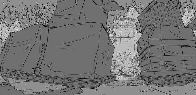 BG designs from Craig of the Creek Heart of the Forest part 1!! I love this location so much... Thank you to Santino for being the first to tackle the opening  tunnel I just did my best copy of his work there. Watch the whole Heart  of the Forest arc now on MAX! 