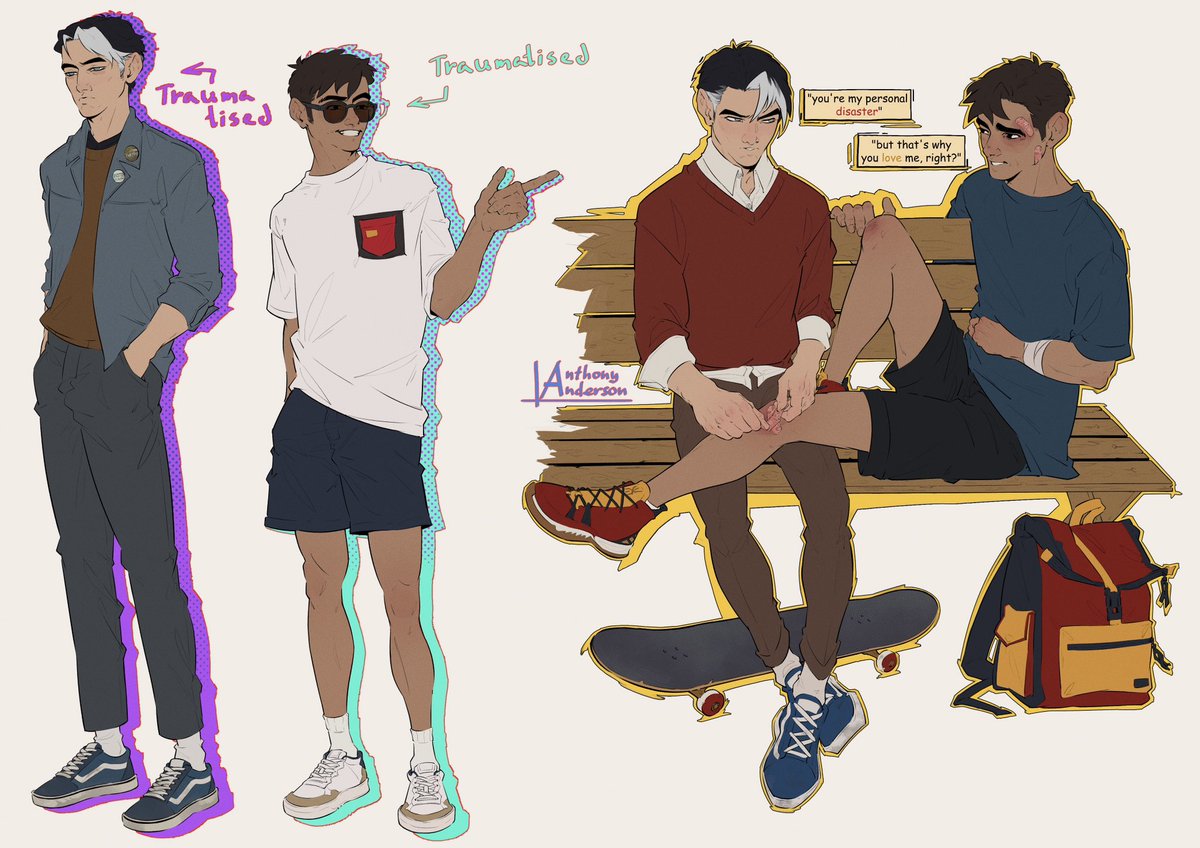 #ironstrange college au 🛹