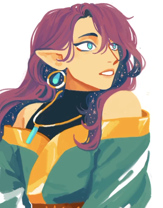 trying to do some painting practice with han!  