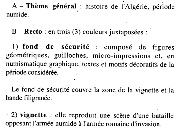 maelassal's tweet photo. Billet de 500 Dinars #algériens
Recto : Une scène opposant l'armée #numide à l'armée #romaine d'invasion
Verso : Des scène etpaysages de l'#Algérie numide (Mausolée royal numide à Cirta - #Constantine)
Journal officiel de la République Algérienne. 1996, numéro 31 https://t.co/xUvvs9GXWX