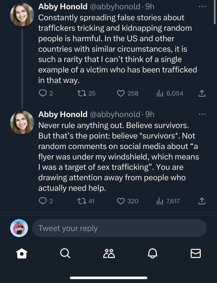 <a href="/nytimes/">The New York Times</a> This awareness is not real awareness - talk to survivors, not QAnon folk. 
Kids are more likely to be trafficked by a family member or family friend (esp church ppl) than by any stranger