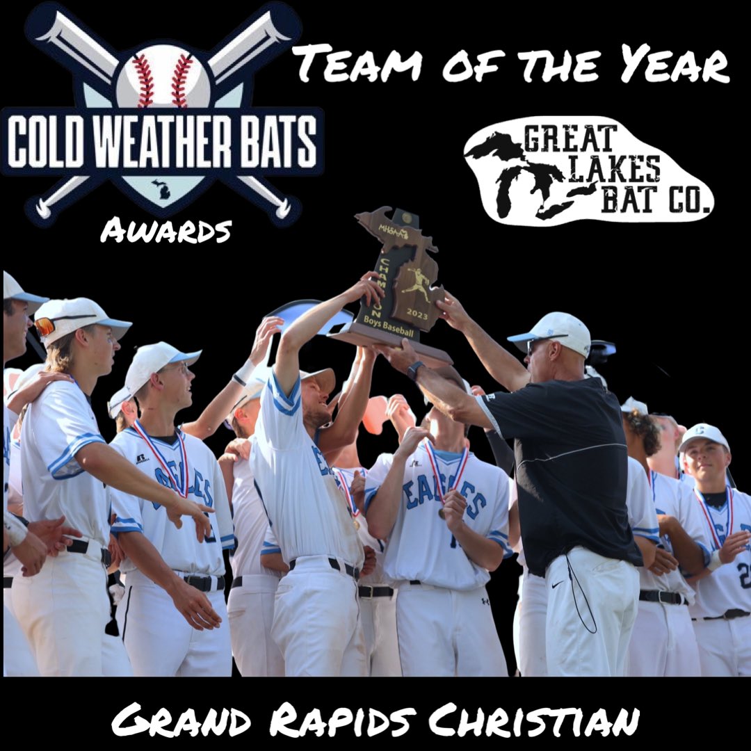 Team of the Year: @GRC_Eagles D2 State Champion who dominated all year and were strong in every aspect of the game. Congrats to the Eagles! #CWB