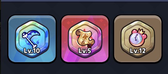 phantombluu's tweet photo. @CRKingdomEN Took me ages because I didn’t have the cookies everyone else recommended, but this setup did the trick on Fiery Star’s Wrath D. + ATK, +CRIT, +Poison Type ATK.

Pure Vanilla server 💙 Kingdom: Luxendarc https://t.co/eNyYgLjUwg